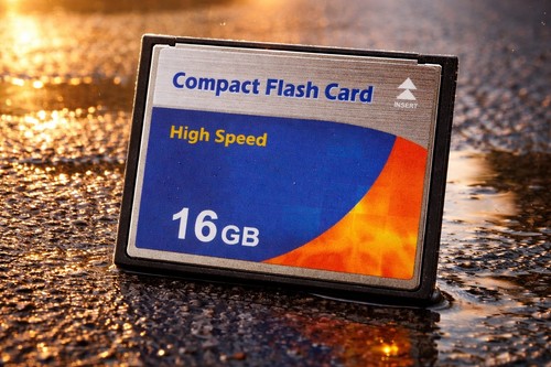 Compact flash card ad - 16, gb