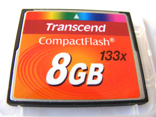 Scheda compact flash 8 gb - scheda,