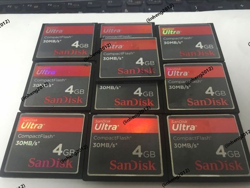 10pcs sandisk 4gb - 4gb, 30m/s